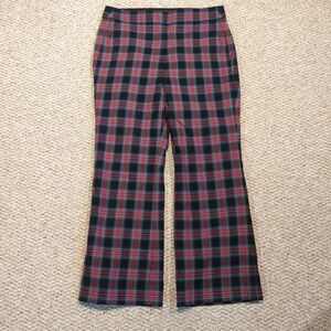 J. Crew Hayden Tartan Plaid Pants Womens 4 Wool Blend Crop Preppy Academia